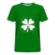 thumbnail image 3 of Blusas y camisas de manga corta con cuello redondo para hombre. Blusa de poliéster con hombros caídos y cuello redondo con estampado del Día de San Patricio., 3 of 3