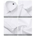 thumbnail image 5 of Vividaire Stain Resistant Button Down Shirts for Women Collared Long Sleeve Wrinkle Free Blouse Fitted Office Tops, 5 of 9