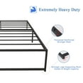 thumbnail image 3 of BedStory Bed Frame Twin Size 12-Inch Heavy-Duty Metal for Teenagers Singles, 3 of 8