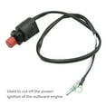 thumbnail image 5 of Anxingo Boat Motor Kill Stop Switch, Handlebar Start Stop Kill Switch Box Aassy & Safety Lanyard Replacement for Yamaha, 5 of 7