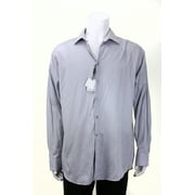 Calvin Klein Oyster-Grey Regular-Fit Dress Shirt