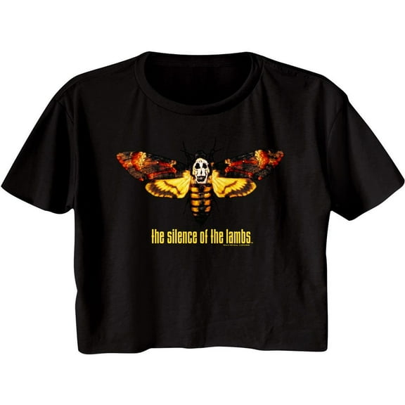 Silence of the Lambs Moth Black Adult T-Shirt