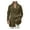 Army Green, variant on comerut Men Fall Winter Overcoat Loose Solid Color Thick Long Sleeve Mid Length Double-breasted Turn-down Collar Winproof Warm Pockets Men Coat