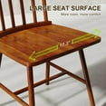 thumbnail image 4 of Barara King Dining Chair with Rubber Wood Frame, Dining Room Chair for Dining Room, Kicthen, Set of 4, Light Brown, 4 of 7