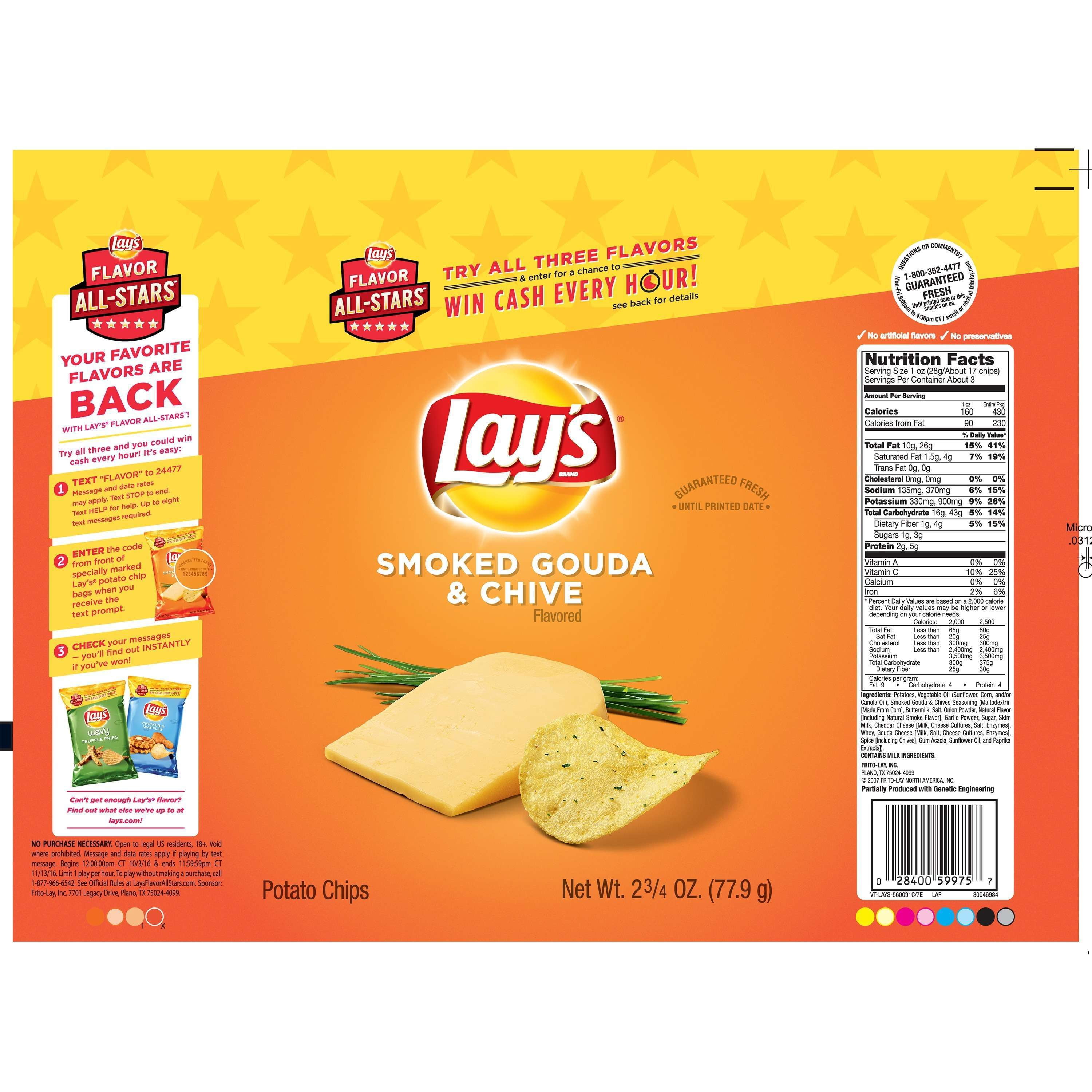 LAY CHEESE 2.75Z