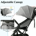 thumbnail image 2 of Baby Stroller 3-in-1 with Bassinet Mode, Compatible with Infant Car Seat Adapter Included, Full-Size Bassinet Strollers for Family Outings, 2 of 10