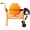 Orange#2, variant on Cu. Ft Electric Cement Mixer - 650W Portable Concrete Mixer Machine for Mortar, Stucco & Feed
