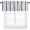 Haze blue gray, variant on Blue Aqua Striped Valances for Windows Farmhouse Kitchen Curtains Valances Rod Pocket Valance Curtains for Kitchen Windows Farmhouse Stripe Art Window Valances for Bathroom Bedroom 60"x18"