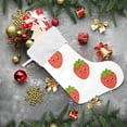 thumbnail image 6 of GZHJMY Strawberry Christmas Stocking, Personalized Large Candy Stocking Hanging Gift, Xmas Stockings Decoration for Family Holiday Party Ornaments Decor Fireplace, 6 of 7