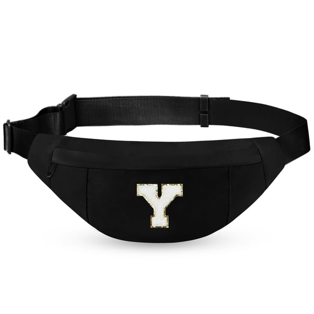 Bolsa Riñonera Cruzada MAXTOP Personalizada Negra con Letra Y