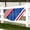 B, variant on Danhjin Nylon Flags Semi-circular Flag Banners for Outdoor Americans Flag Decoration Fan Shaped Flag White and Blue Decoration Independence Day Decoration
