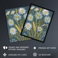 thumbnail image 2 of Artery8 Aster Wildflowers Painting Floral Wheat Harvest Living Room Extra Large XL Wall Art Poster Print, 2 of 5