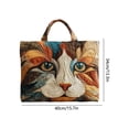 thumbnail image 3 of Quilted Tote Bag For Women Large Capacity Multi-Functional Everyday Tote With Embroidery Designs Laptop Bag Crossbody Shoulder Bag For Work Travel Weekend, 3 of 6