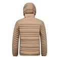 thumbnail image 7 of Men's Quilted Puffer Jacket Warm Winter Coats Windproof Winter Jackets Padded Coat with Hooded Black XS, 7 of 7