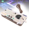 thumbnail image 1 of Kids DJ Mixer, 2 in 1 Electronic Keyboard Piano 12 MIDI Buttons  Recording Function with LED Lights Sound Effects & Microphone, Musical Instruments for Boys Girls Age 3+, 1 of 7