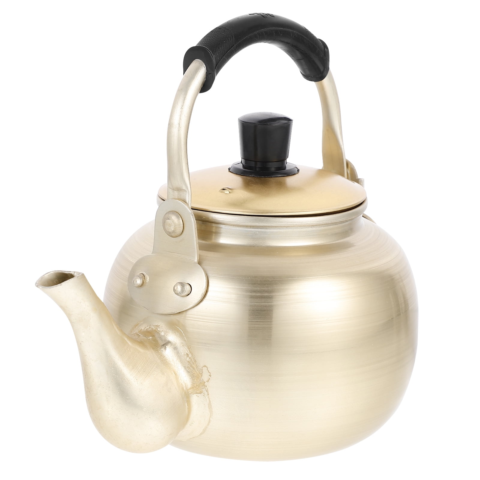  HAZEL Aluminium Indian Traditional Kettle Tea Coffee Pot Chai  Maker With Handle, 22 cm, 4000 ML