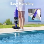 Niya Aquasweep Cordless Handheld Pool Vacuum from the Creators of Dolphin – 180° Brush, Long Battery Life – for Inground, Above Ground Pools & Spas