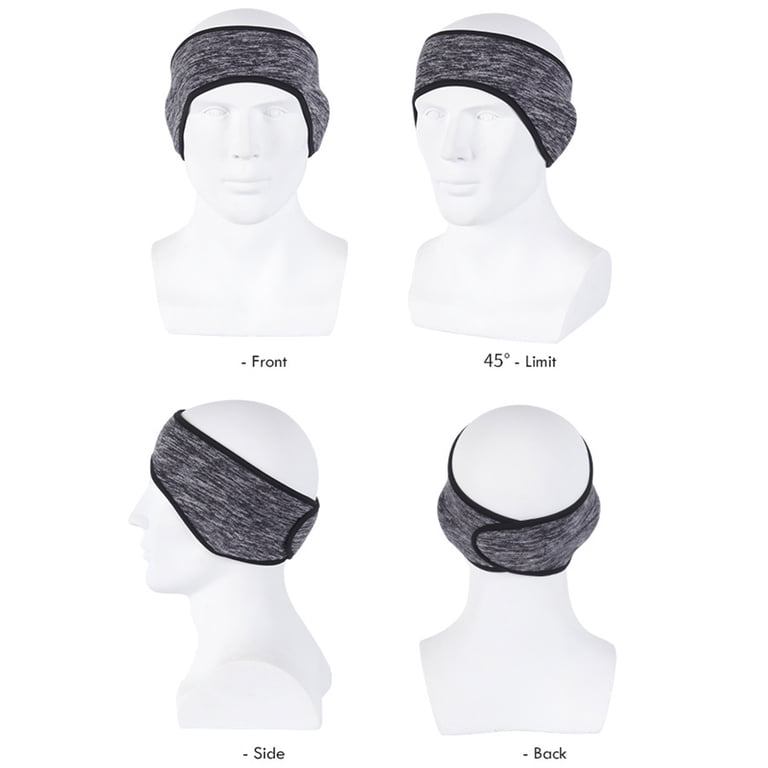 ❄️ 50% off winter Pair Black gray stretch head warmer headbands Amazon.com: GOT Sports Ear Warmer Headband for Women  main image 3
