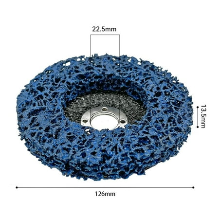 

125mm 5inch Poly Strip Disc Abrasive Wheel Paint Rust Removal Grinder Polishing