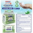 GERMisept Hand Sanitizing Wipes 50ct 75 Alcohol Wipes Hand Sanitizing
