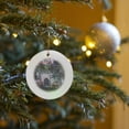 thumbnail image 7 of 3drose, George Washington Tomb Mt. Vernon Virginia American History, Circle Porcelain Ornament, 7 of 7