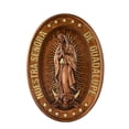 thumbnail image 4 of Our Lady of Guadalupe Virgin Mary Statue Oval Catholic Medal Religious Home Decor Handmade Gift, 4 of 5