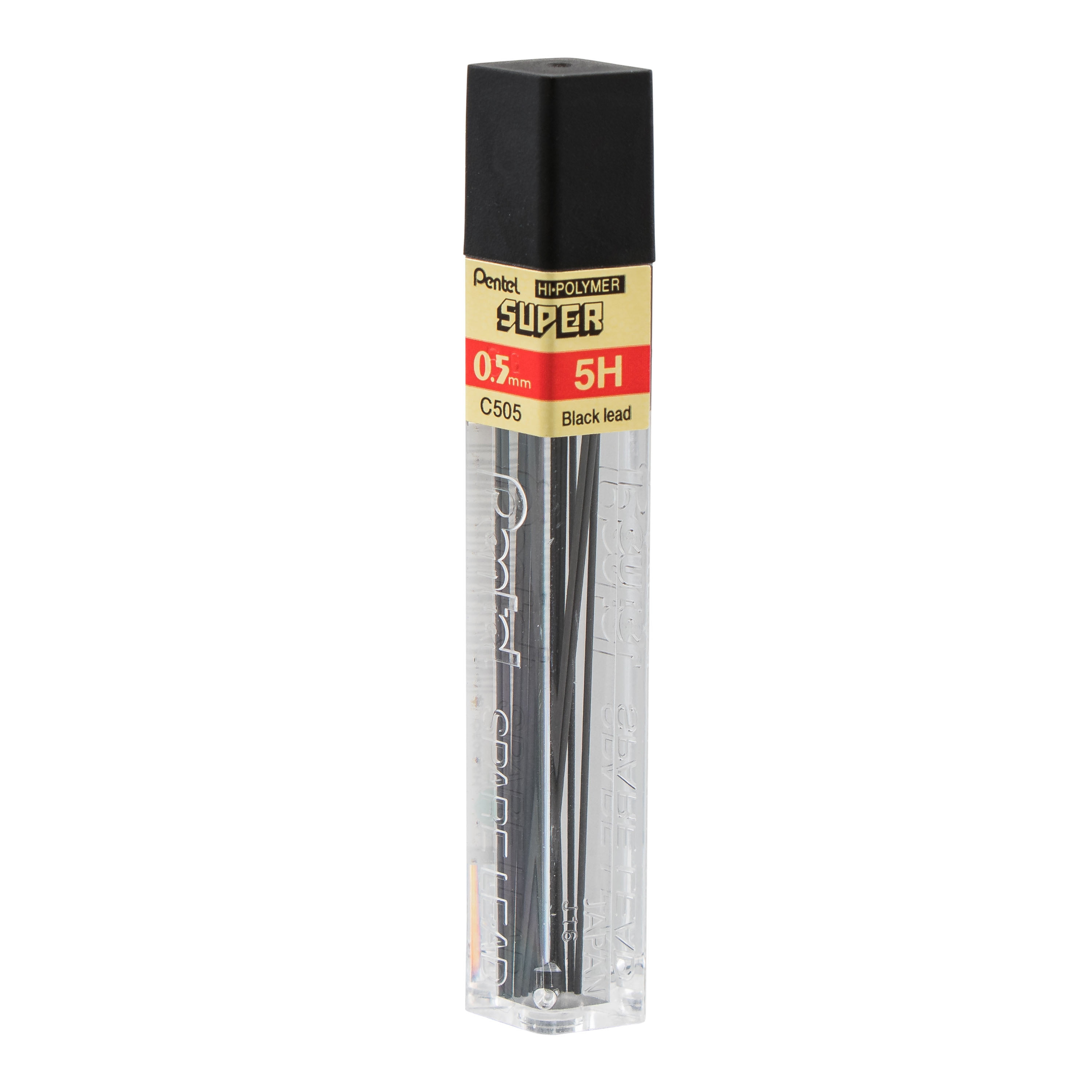 10 tubes Pentel® Super JAPAN 25% STRONGER 0.5mm Lead Refills 