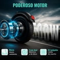 thumbnail image 3 of Scooter Eléctrico X Rush Negro Plegable 500W 30 km/h con Batería de Litio, App Tuya y Pantalla LCD, 3 of 8