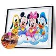 thumbnail image 4 of Lleno Diamantes Disney Pato Donald Serie Dibujos Animados Diamante Resina 40*30CM (A1346) 20 Colores, 4 of 9