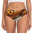 thumbnail image 1 of Balery Cartoon Cheetah With Attitude Ropa Interior de Algodón para Mujer con Dibujo – Braguitas Cómodas y Elásticas, Estilo Clásico-Large, 1 of 6
