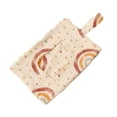 thumbnail image 1 of Sac Distributeur Matelassé Floral pour Lingettes pour Bébé - Pochette à Couches Portable avec Lanière pour Poussette, Sac pour Maman - Porte-Lingettes Humides Réutilisable et Rechargeable pour Voyage, Randonnée, 1 of 8