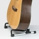 thumbnail image 5 of Soporte para guitarra, aleación de aluminio, plegable, portátil, antideslizante, acolchado, accesorios, desmontable, resistente, , Plata shamjiam Soporte para guitarras, 5 of 9