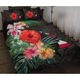 thumbnail image 2 of Juego de cama Hawai - Mapa de Hawai Funda Doona Hibiscus, 2 of 5