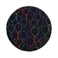 thumbnail image 2 of Easygdp Colorful Balloons Automobile Tire Dust Cover, 14-17in Spare Tire Cover Universal Fit for Trailer, Car, Truck, SUV, Jeep - 17 inch, 2 of 9