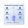 thumbnail image 3 of Eastvita Multifunctional Bidet Attachment & Portable Bidet Sprayer for Toilet Non Electric Self Cleaning Dual Nozzle Toilet Bidet Fresh Cold Water Sprayer Bidets for Existing Toilets w/, 3 of 8