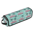 thumbnail image 2 of Hair Tool Organizer Bag with Heat Resistant Mat Removable Travel Storage Case for Hot Air Brushes Curling Irons Unicorns Riding in Cars, 2 of 8