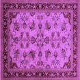 thumbnail image 1 of Ahgly Company Indoor Square Oriental Purple Industrial Area Rugs, 7' Square, 1 of 4