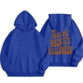 thumbnail image 4 of NMMUED Chandails à Capuchon Citrouille pour Femmes, Chandails d'Automne pour Femmes, Chandail d'Halloween pour Femmes, Hauts d'Automne pour Femmes, Hauts d'Halloween pour Femmes, Chandails Graphiques pour Femmes, Bleu 4TG, 4 of 4