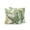Green, variant on Outdoor Pillows Waterproof, Coastal Starfish Bedding Throw Pillows with Insert for Couch Sofa Bed, Ocean Beach Nautical Shells Coral 16x16 Inch Pillowcases Decorative Camping Patio Pillow Set of 1