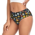 thumbnail image 2 of Fotbe Teeth Calzones Estampados para Mujer – Ropa Interior de Algodón, Cómoda, Suave y Elástica-Large, 2 of 6