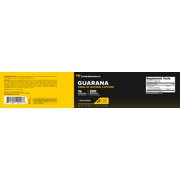PrimaForce Guarana Powder (200g) (Unflavored) - Pure Guarana, 220 mg Natural Caffeine, 200 Servings