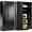 Black, variant on CJFHJ Freestanding Metal Kitchen Pantry Storage Cabinet, Lockable, 71" Tall, 2 Doors, 4 Adjustable Shelves, Black