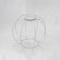 thumbnail image 6 of KAYYELAMP 1 Pcs White Hollow Cage Metal Lampshade Modern Design For DIY Wall Sconce Hanging Lamp Pendant Light Fixture(Light fixture not included), 6 of 7