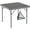 Light Grey, variant on Folding Table 4 Foot with Mesh Bag, Indoor Outdoor Heavy-Duty Portable w/Handle,Fold-in-Half for Picnic, Party, Camping, Matte White