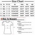 thumbnail image 3 of 3/4 Length Sleeve Womens Tops Trendy Casual Striped Shirts Fashion Crew Neck Eyelet Blouses Loose Fit Tshirts Fall Winter Ladies Going Out Tops, 3 of 4
