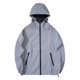 thumbnail image 2 of SCZ Mujeres Y Hombres Moda Reflectante Abrigo Casual Doble Capa Gabardina, 2 of 5