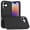 Black, variant on Moreoy Heavy Duty Case for Apple iPhone 17, Camera & Screen Raised Bumper Guard Drop Protection Hybrid Dual Layer Protective Matte Cell Phone Case Cover for Women Men,Black