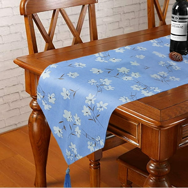 Farmhouse Table Runners For Kitchen 17 X 83 Natural Centerpieces Tables Dining Room Birthday Party Wedding Home Decor Com Farmhouse Table Runners For Kitchen 17, Dining Room Table Linens