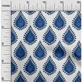 thumbnail image 2 of oneOone Velvet Medium Blue Fabric Block Sewing Craft Projects Fabric Prints By Yard 58 Inch Wide-26, 2 of 5