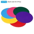thumbnail image 3 of Unique Bargains 6' Round Floor Sticker Classroom Spot Marker Adhesive Waterproof Vinyl Line Up Sign 6 Color 30 Pack, 3 of 7